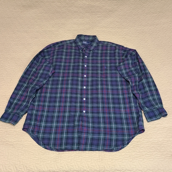 Ralph Lauren Polo plaid button down shirt size L - Picture 3 of 6